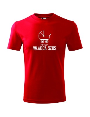 T-shirt męski przyszły władca szos -10 kolorów do wyboru