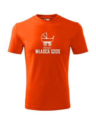 T-shirt męski przyszły władca szos -10 kolorów do wyboru