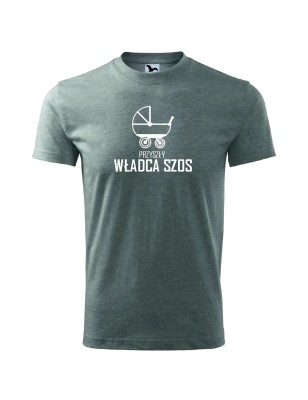 T-shirt męski przyszły władca szos -10 kolorów do wyboru