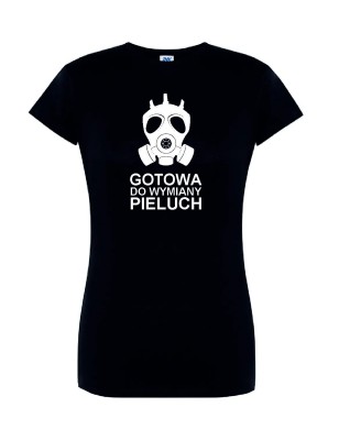 T-shirt damski gotowa do wymiany pieluch - 10 kolorów do wyboru