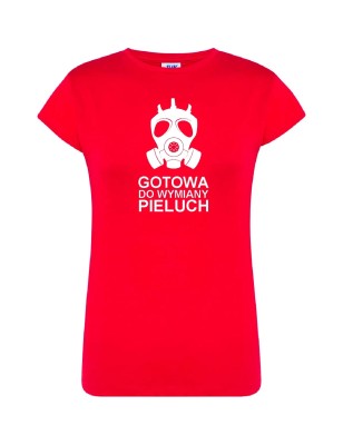 T-shirt damski gotowa do wymiany pieluch - 10 kolorów do wyboru