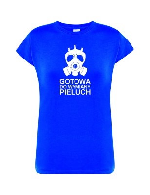 T-shirt damski gotowa do wymiany pieluch - 10 kolorów do wyboru