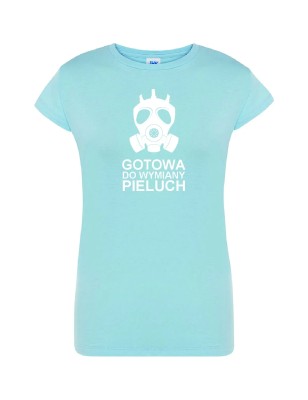 T-shirt damski gotowa do wymiany pieluch - 10 kolorów do wyboru