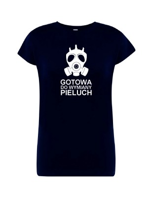 T-shirt damski gotowa do wymiany pieluch - 10 kolorów do wyboru