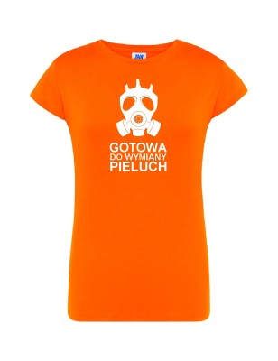 T-shirt damski gotowa do wymiany pieluch - 10 kolorów do wyboru