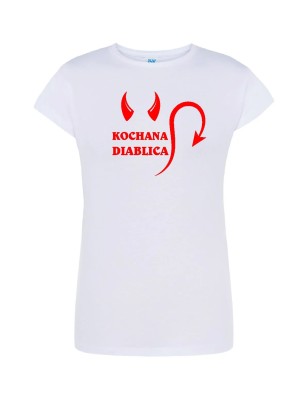 T-shirt damski kochana diablica - 10 kolorów do wyboru