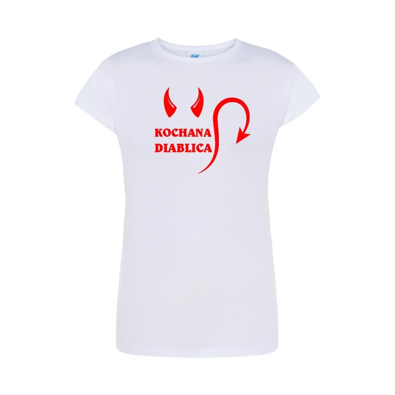 T-shirt damski kochana diablica - 10 kolorów do wyboru