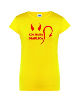 T-shirt damski kochana diablica - 10 kolorów do wyboru