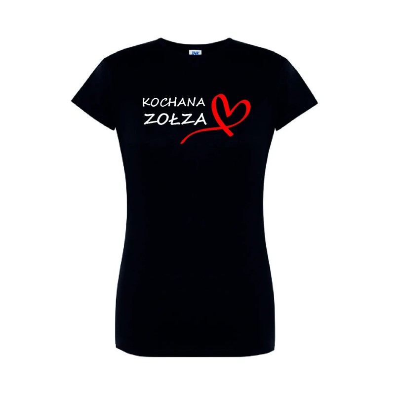 T-shirt damski kochana zołza - 10 kolorów do wyboru