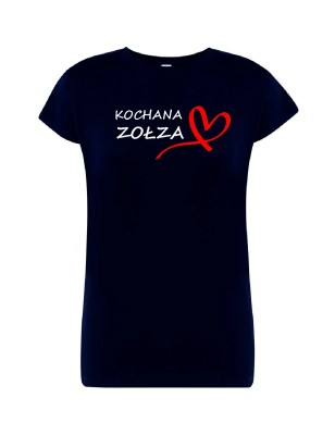 T-shirt damski kochana zołza - 10 kolorów do wyboru