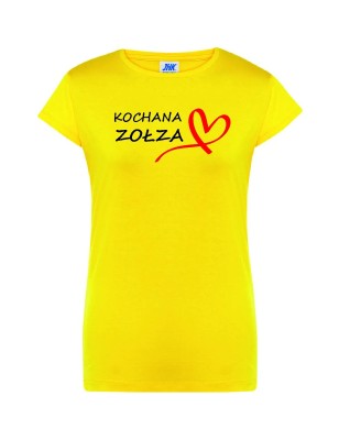 T-shirt damski kochana zołza - 10 kolorów do wyboru