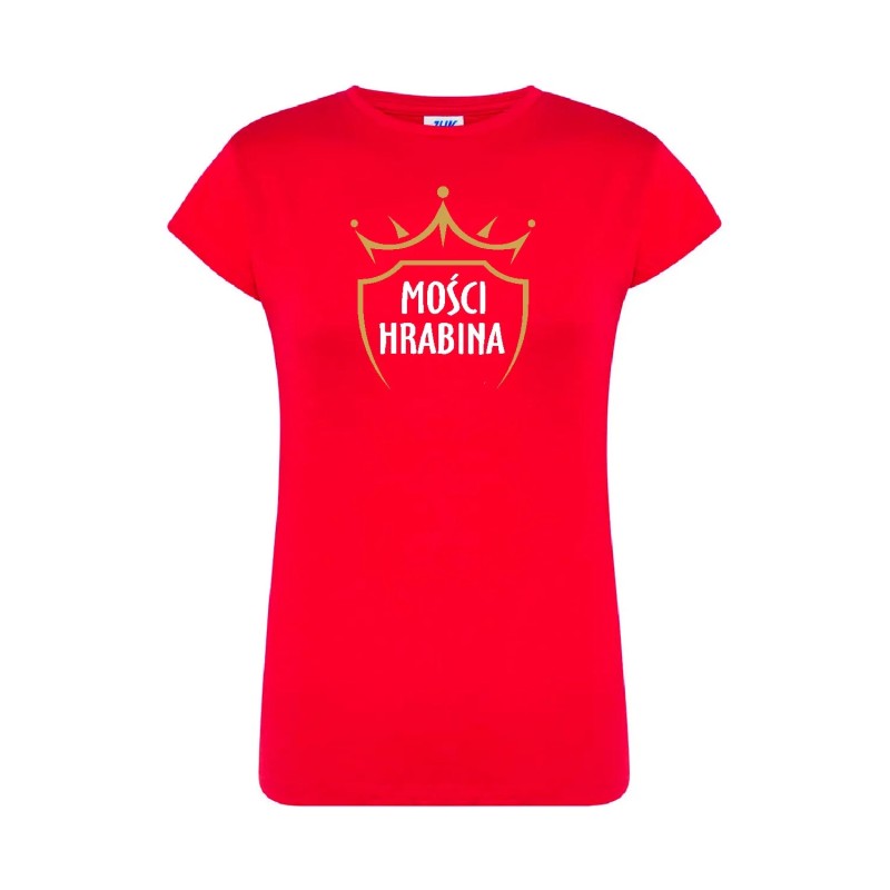 T-shirt damski mości hrabina - 10 kolorów do wyboru