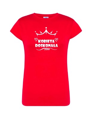 T-shirt damski kobieta doskonała - 10 kolorów do wyboru