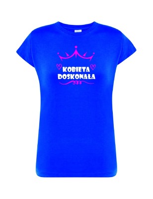 T-shirt damski kobieta doskonała - 10 kolorów do wyboru