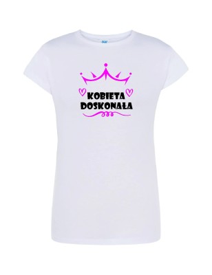 T-shirt damski kobieta doskonała - 10 kolorów do wyboru