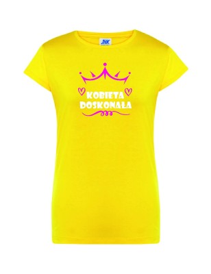 T-shirt damski kobieta doskonała - 10 kolorów do wyboru