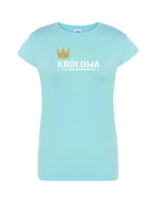 T-shirt damski królowa - 10 kolorów do wyboru