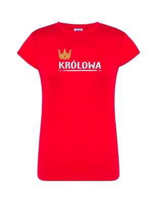 T-shirt damski królowa - 10 kolorów do wyboru