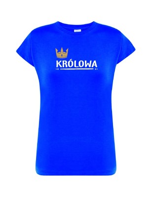 T-shirt damski królowa - 10 kolorów do wyboru