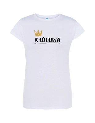 T-shirt damski królowa - 10 kolorów do wyboru