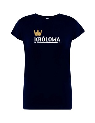 T-shirt damski królowa - 10 kolorów do wyboru