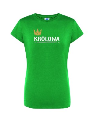 T-shirt damski królowa - 10 kolorów do wyboru