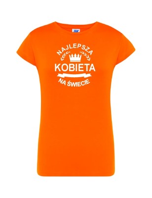 T-shirt damski najlepsza kobieta na świecie - 10 kolorów do wyboru