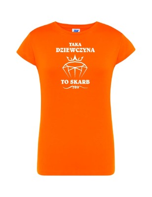 T-shirt damski taka dziewczyna to skarb - 10 kolorów do wyboru