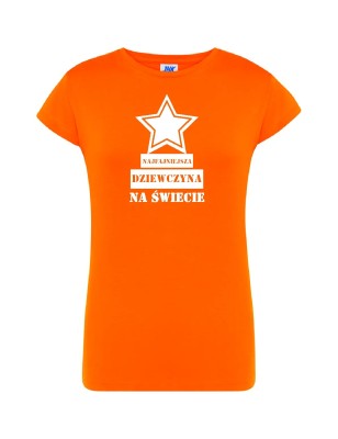 T-shirt damski najfajniejsza dziewczyna - 10 kolorów do wyboru