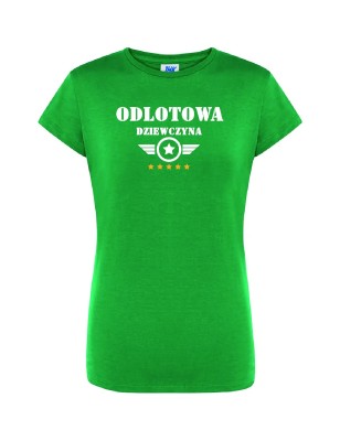 T-shirt damski odlotowa dziewczyna - 10 kolorów do wyboru