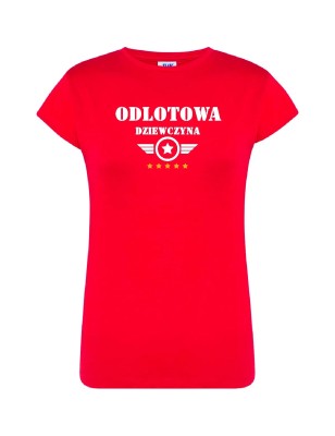 T-shirt damski odlotowa dziewczyna - 10 kolorów do wyboru