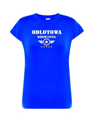 T-shirt damski odlotowa dziewczyna - 10 kolorów do wyboru