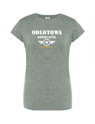 T-shirt damski odlotowa dziewczyna - 10 kolorów do wyboru