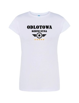 T-shirt damski odlotowa dziewczyna - 10 kolorów do wyboru