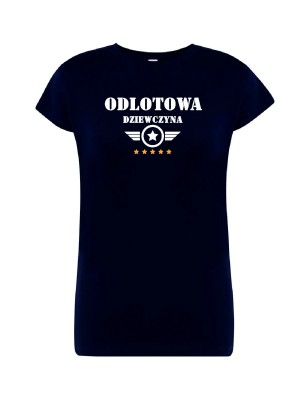 T-shirt damski odlotowa dziewczyna - 10 kolorów do wyboru