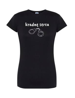 T-shirt damski kradnę serca - 10 kolorów do wyboru