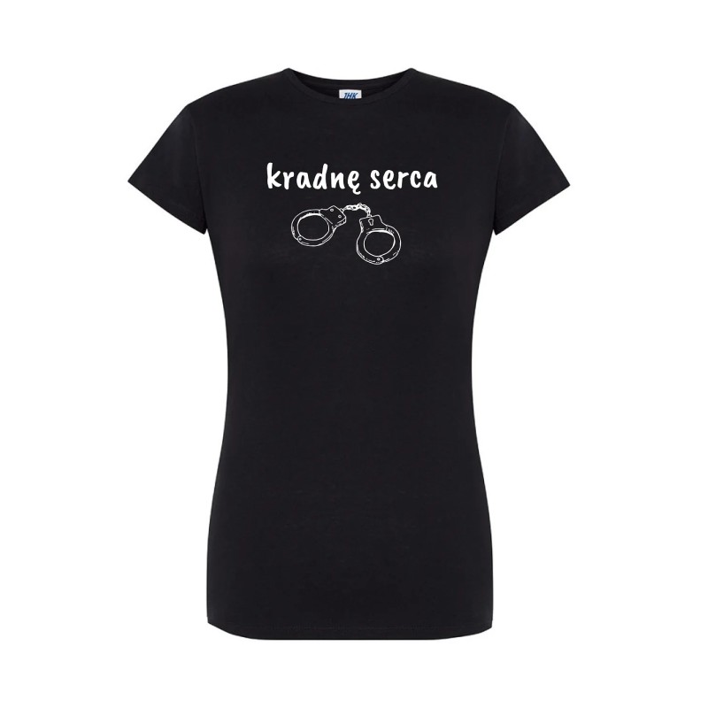 T-shirt damski kradnę serca - 10 kolorów do wyboru