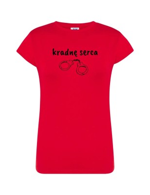 T-shirt damski kradnę serca - 10 kolorów do wyboru