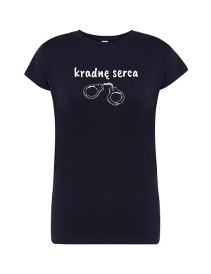 T-shirt damski kradnę serca - 10 kolorów do wyboru