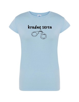 T-shirt damski kradnę serca - 10 kolorów do wyboru