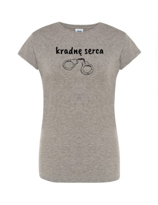 T-shirt damski kradnę serca - 10 kolorów do wyboru