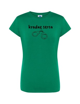 T-shirt damski kradnę serca - 10 kolorów do wyboru