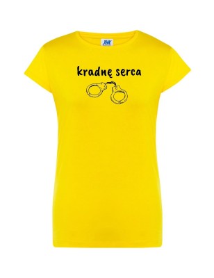 T-shirt damski kradnę serca - 10 kolorów do wyboru