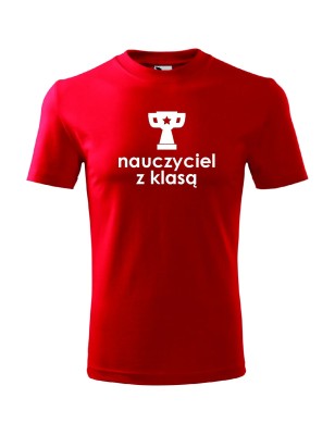 T-shirt męski nauczyciel z klasą - 10 kolorów do wyboru