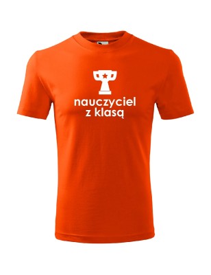 T-shirt męski nauczyciel z klasą - 10 kolorów do wyboru