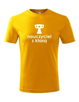 T-shirt męski nauczyciel z klasą - 10 kolorów do wyboru