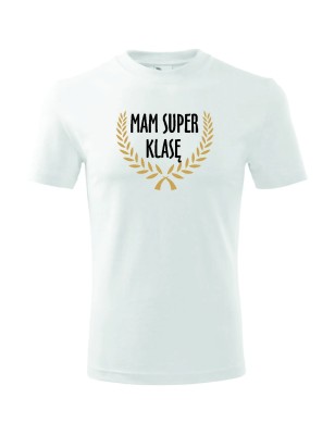 T-shirt męski mam super klasę - 10 kolorów do wyboru