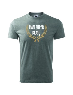 T-shirt męski mam super klasę - 10 kolorów do wyboru