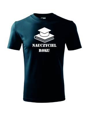 T-shirt męski nnauczyciel roku - 10 kolorów do wyboru