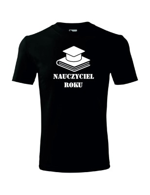 T-shirt męski nnauczyciel roku - 10 kolorów do wyboru